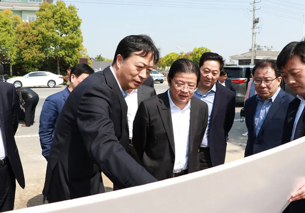 海安市委書記顧國標調研公司投資的升維科技有限公司